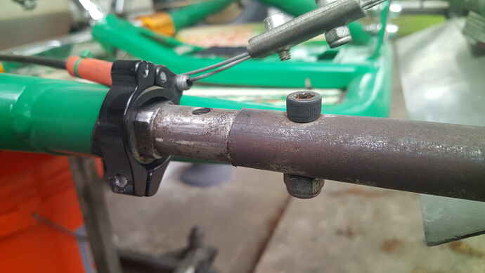 derailer from bike for throttle sleeve stop
